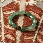 Wander Aventurine Tiger Eye Bracelet