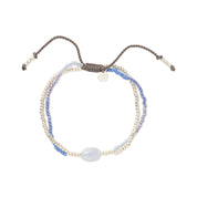 Shining Blue Lace Agate Bracelet