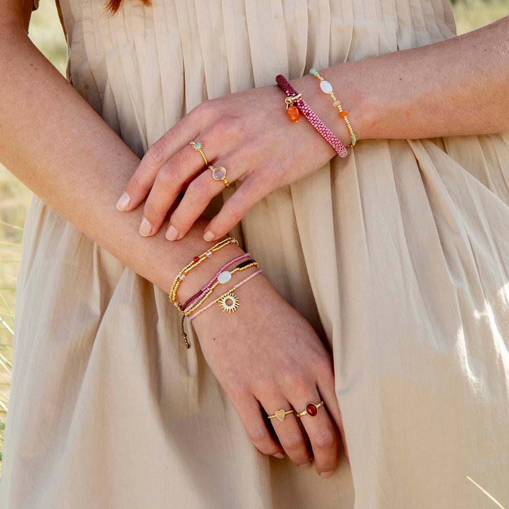 Shining Moonstone Bracelet