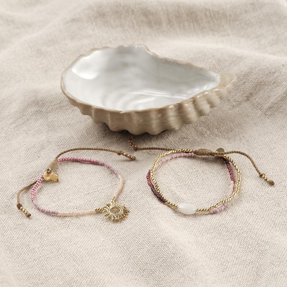 Shining Moonstone Bracelet