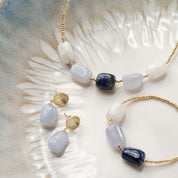 Desirable Blue Lace Agate Bracelet