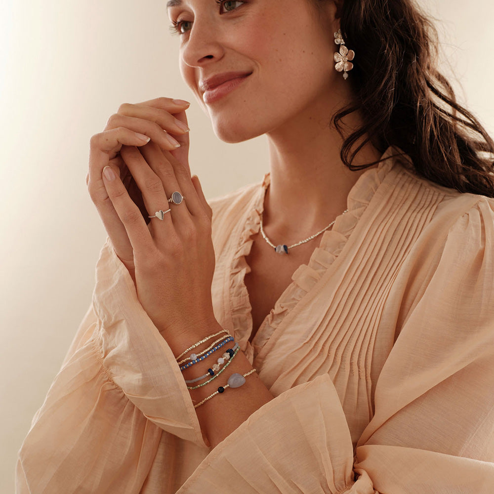 Surprise Blue Lace Agate Bracelet