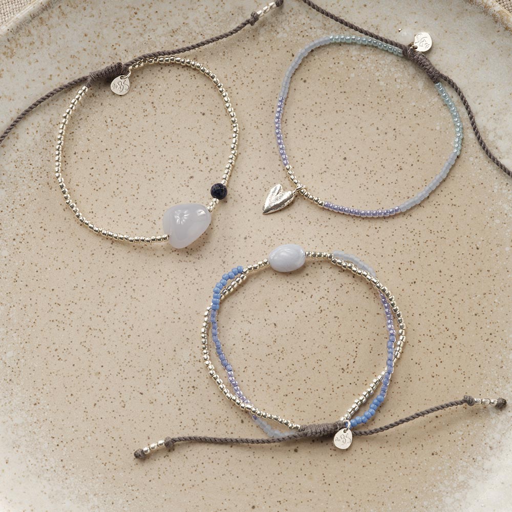 Surprise Blue Lace Agate Bracelet