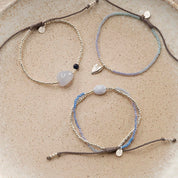 Surprise Blaue Spitzenachat Armband