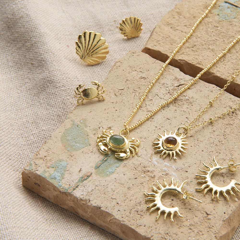 Noble Krab Aventurijn Ketting