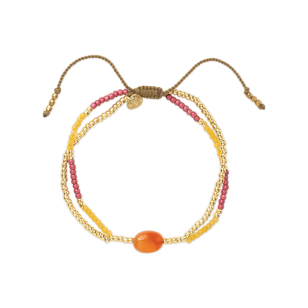 Shining Carneool Armband