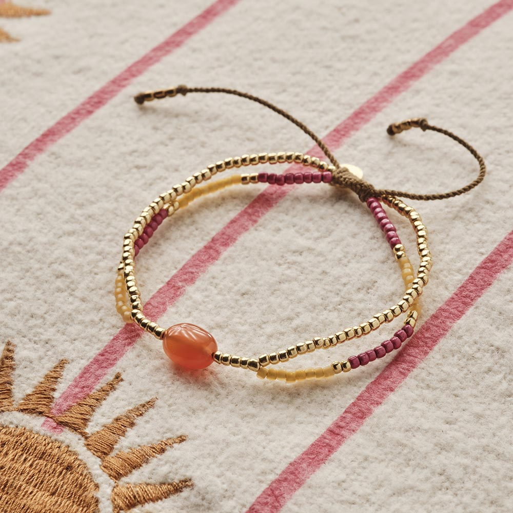 Shining Carneool Armband