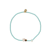Whisper Rose Quartz Tiger Eye Anklet