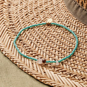 Whisper Rose Quartz Tiger Eye Anklet