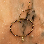 Untamed Schlange Granat Armband
