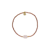 Unwritten Rozenkwarts Armband
