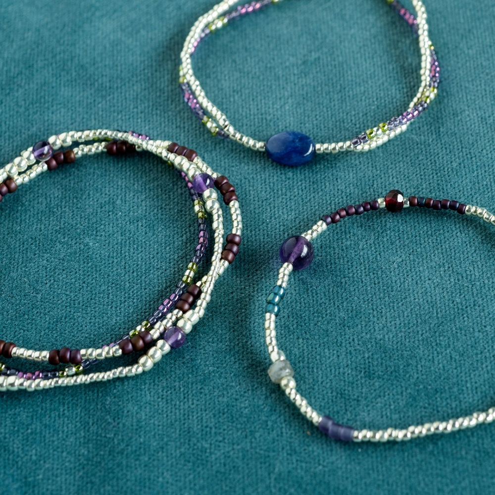 Balanced Amethist Armband