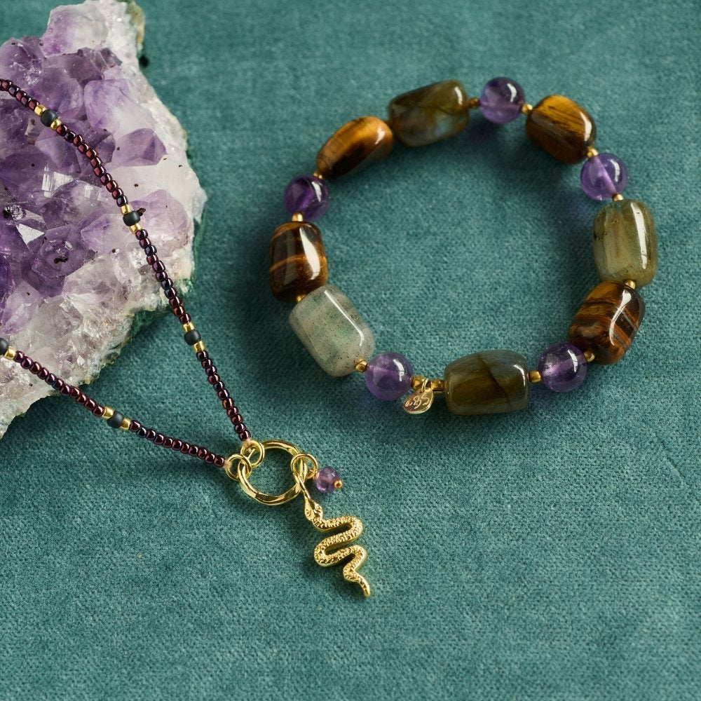 Outspoken Amethist Armband 