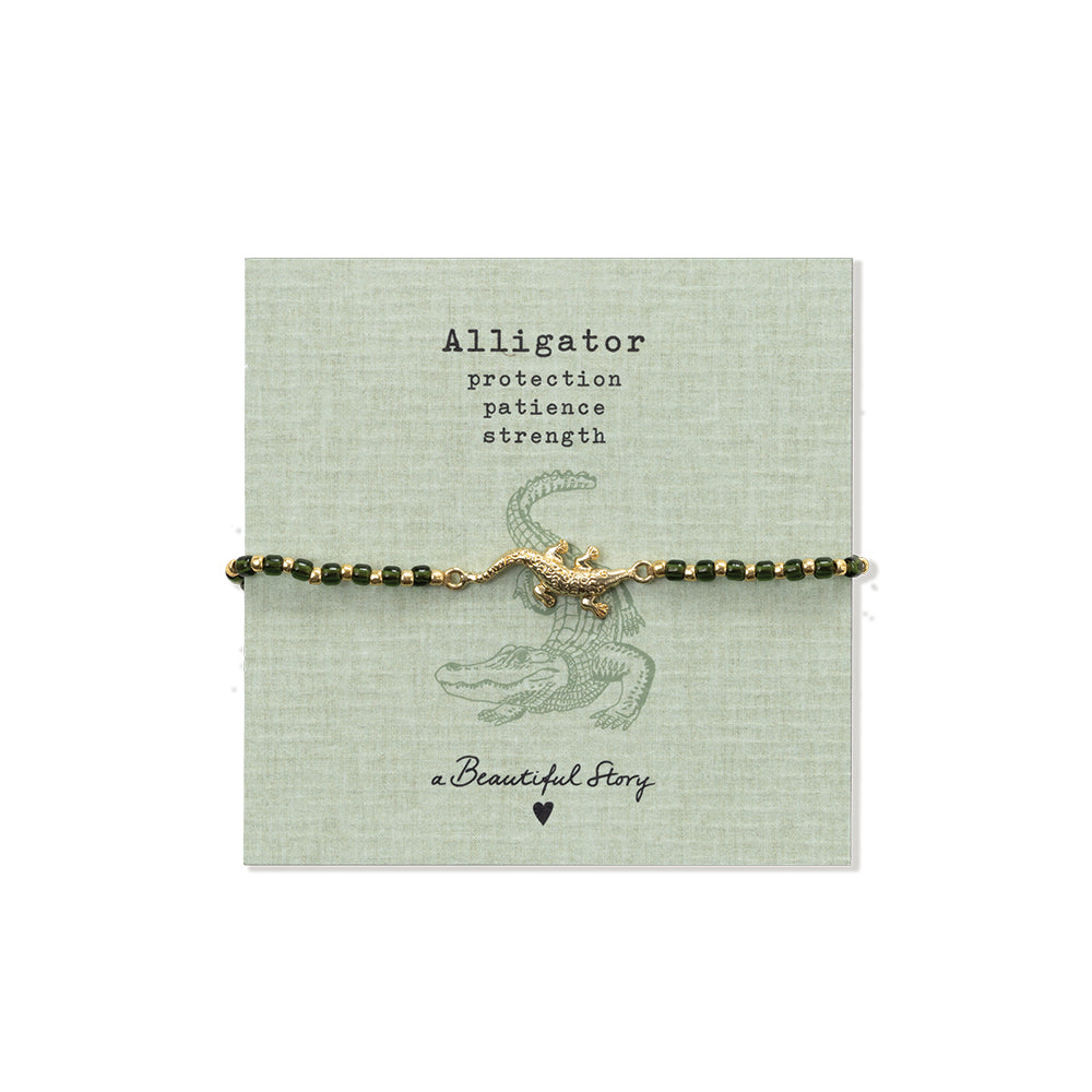 Untamed Alligator Aventurin Armband