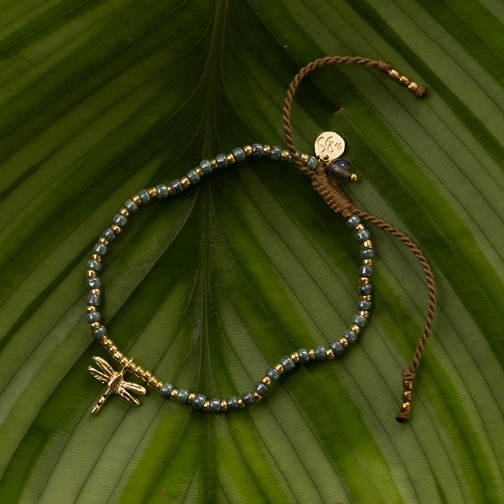 Untamed Libelle Labradoriet Armband