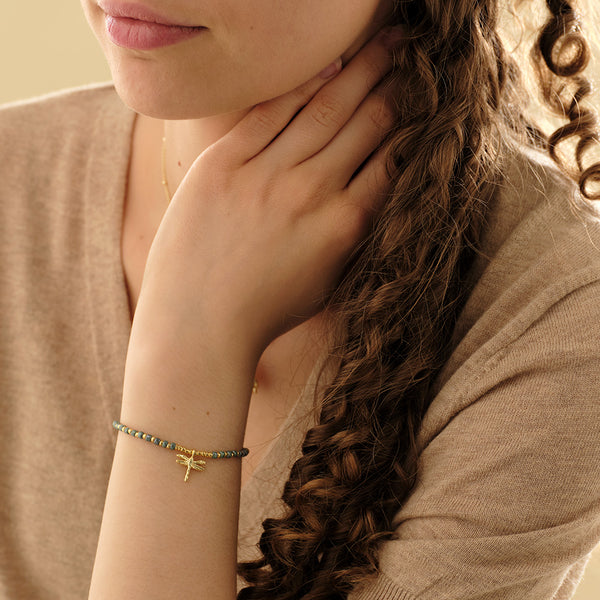 Untamed Libelle Labradoriet Armband