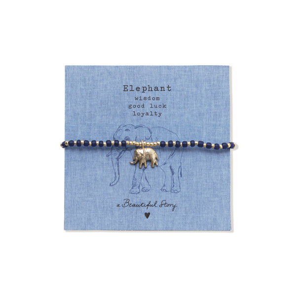 Untamed Olifant Lapis lazuli Armband