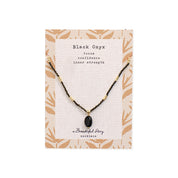 Wishing Zwarte Onyx Ketting