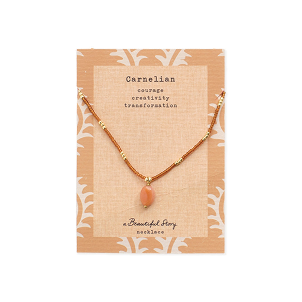 Wishing Carneool Ketting