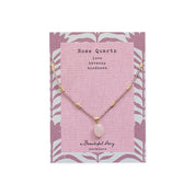 Wishing Rozenkwarts Ketting