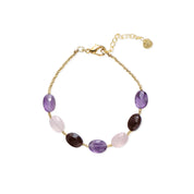 Glossy Amethyst Armband