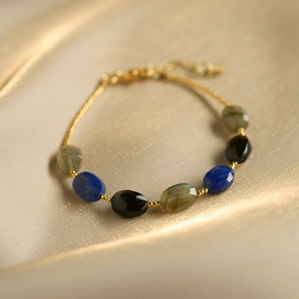 Glossy Labradorit Armband