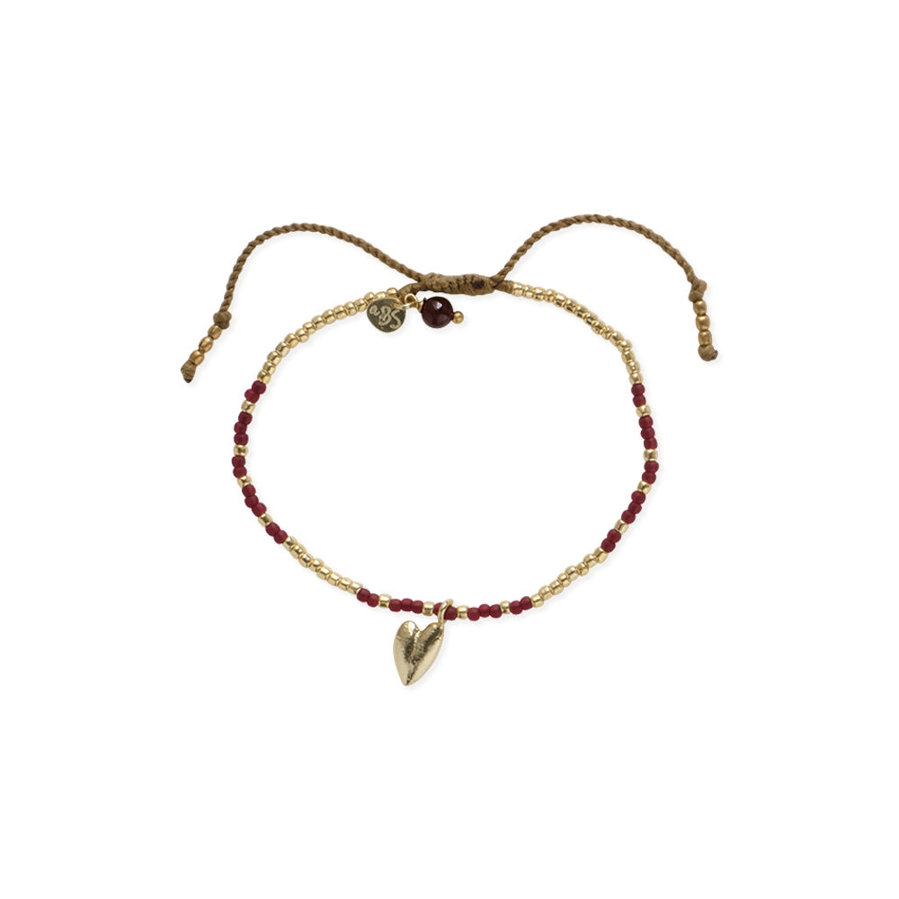 Sweetheart Garnet Bracelet
