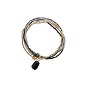Nirmala Schwarzer Onyx Armband