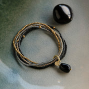 Nirmala Schwarzer Onyx Armband