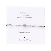 Iris Card Labradoriet Armband
