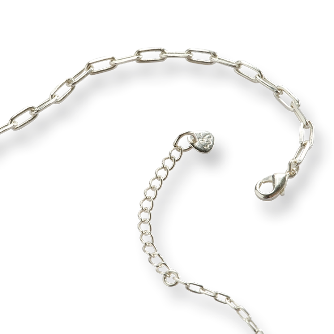 Encourage Labradorit Iolith versilberte Halskette