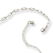 Encourage Labradorit Iolith versilberte Halskette