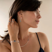 Admiring Labradorit versilberte Ohrringe