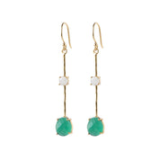 Magnificent Groene Onyx Oorbellen