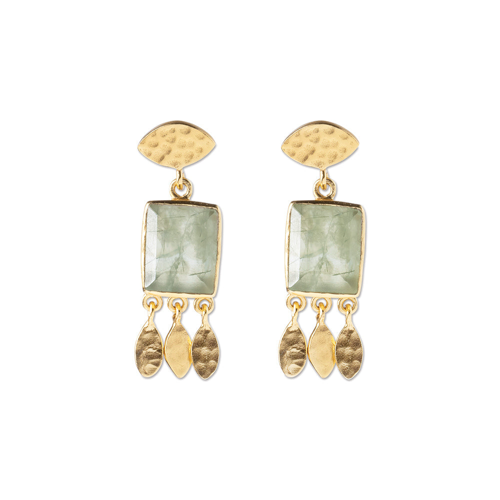 Affectionate Prehnit Ohrringe