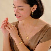 Oval Locket Small Peridot Necklace