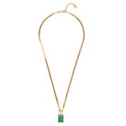 Delightful Grüner Onyx Halskette