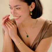 Delightful Groene Onyx Ketting