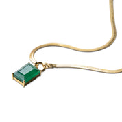 Delightful Grüner Onyx Halskette