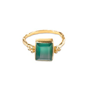 Incredible Groene Onyx Ring – 17,5