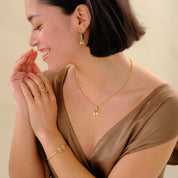 Incredible Prehnit Ring - 17,5