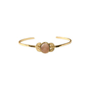 Elegance Peach Moonstone Bracelet