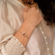 Sublime Peach Moonstone Bracelet