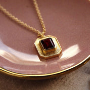 Facet Granaat Ketting