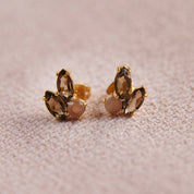 Chic Smokey Quartz Earrings