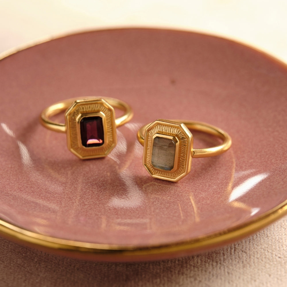Lumen Labradoriet Ring - 18,5