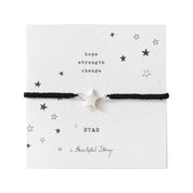 Symbol Stern silberfarbiges Armband