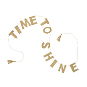 Girlande Karte Time To Shine