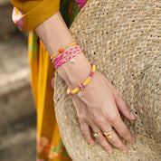 Sari Wikkel Armband Rozenkwarts