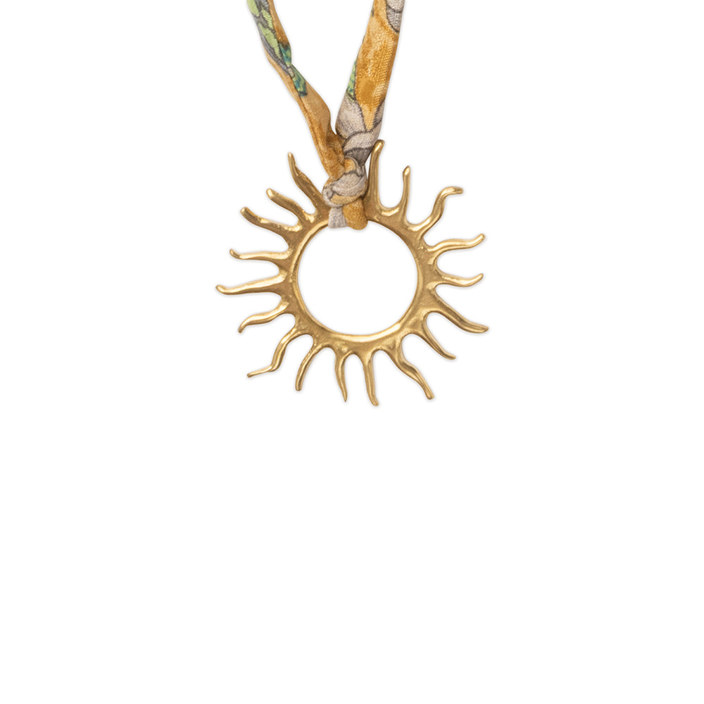 Statement Sun Sari Necklace